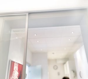 stralskydd blyglasdorr skjutdorr